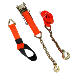 HeavyDSparks Kit - 3"X14' with 12" Chain Tails, Clevis Grab & Slip - 36'' Lasso