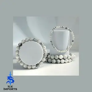 Howlite Gemstone Bracelet | Ice Imports