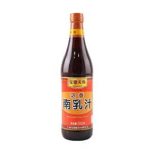 BEAUIDEAL Fermented Bean Curd Sauce - Red Fermented Tofu Sauce for Braised Pork, Dongpo Pork, Hot Pot Dipping, 550g, Authentic Chinese Flavor, Heritage Brand
