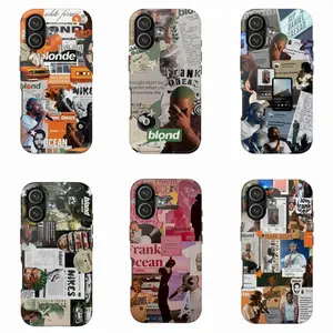 Frank Ocean Phone Cases Collection v2 – Blonde, Channel Orange, Nostalgia Ultra Aesthetic Case for iPhone 17 16 Pro Max SE, Galaxy S21-S25 Ultra Ivy, Pink + White Fans