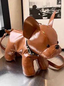 Fashionable Dog Shaped Crossbody Bag, Cute Exquisite Personalized Niche Single Shoulder Women's Bag, Stylish and Casual Dog Women's Bag, Chic Crossbody Purse, Crossbody Messenger Bag