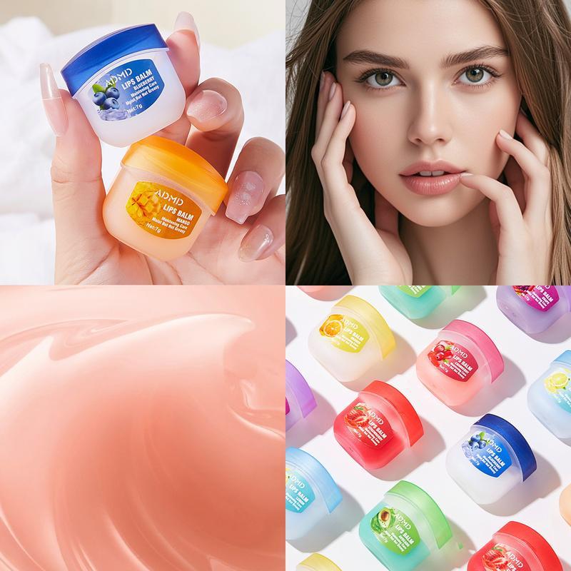 Moisturizing Lip Care Mask Set, 8 Counts Hydrating Lip Care Gel, Daily Skincare Product for Lip, Skincare Product Summer Gift, Lip Balms, Lip Moisturizer Lasting