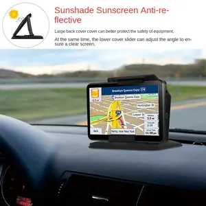 Folding screen car phone holder sunshade dashboard phone holder car navigation holder