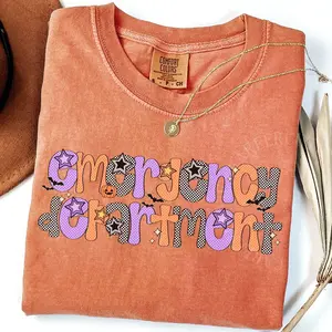 Emergency Department Halloween Shirt, Comfort Colors ED Nurse Tech Shirt, ER Nurse Halloween Tshirt, Emergency Department RN Tee S29