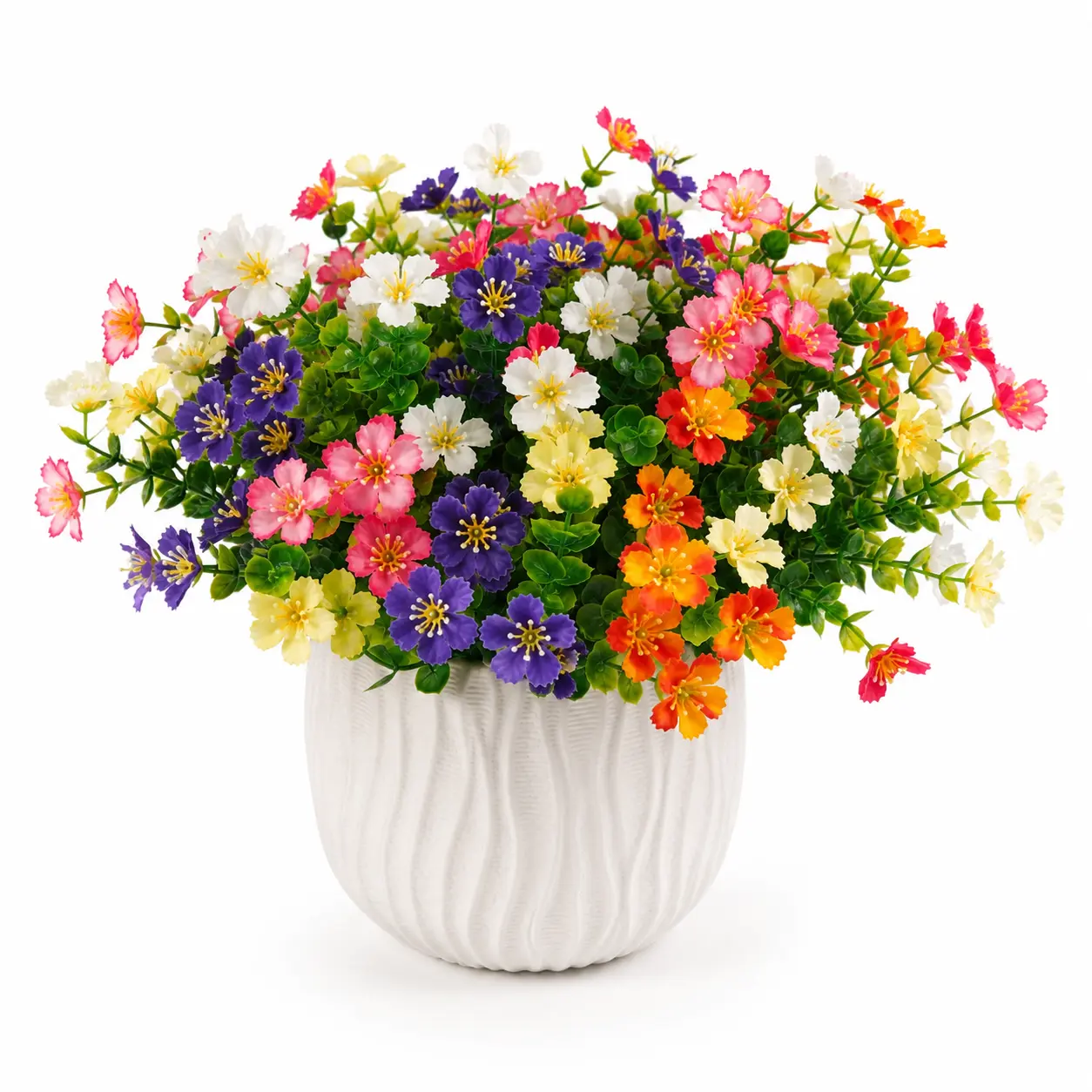 Fall Artificial Flower Halloween (12/24pcs/set), UV Resistant Colorful Fake Flower, Decorative Bouquet for Home Garden Party Wedding Decor, Artificial Flowers Bouquet