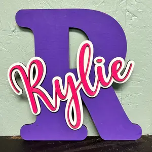 Personalized Wood Initial