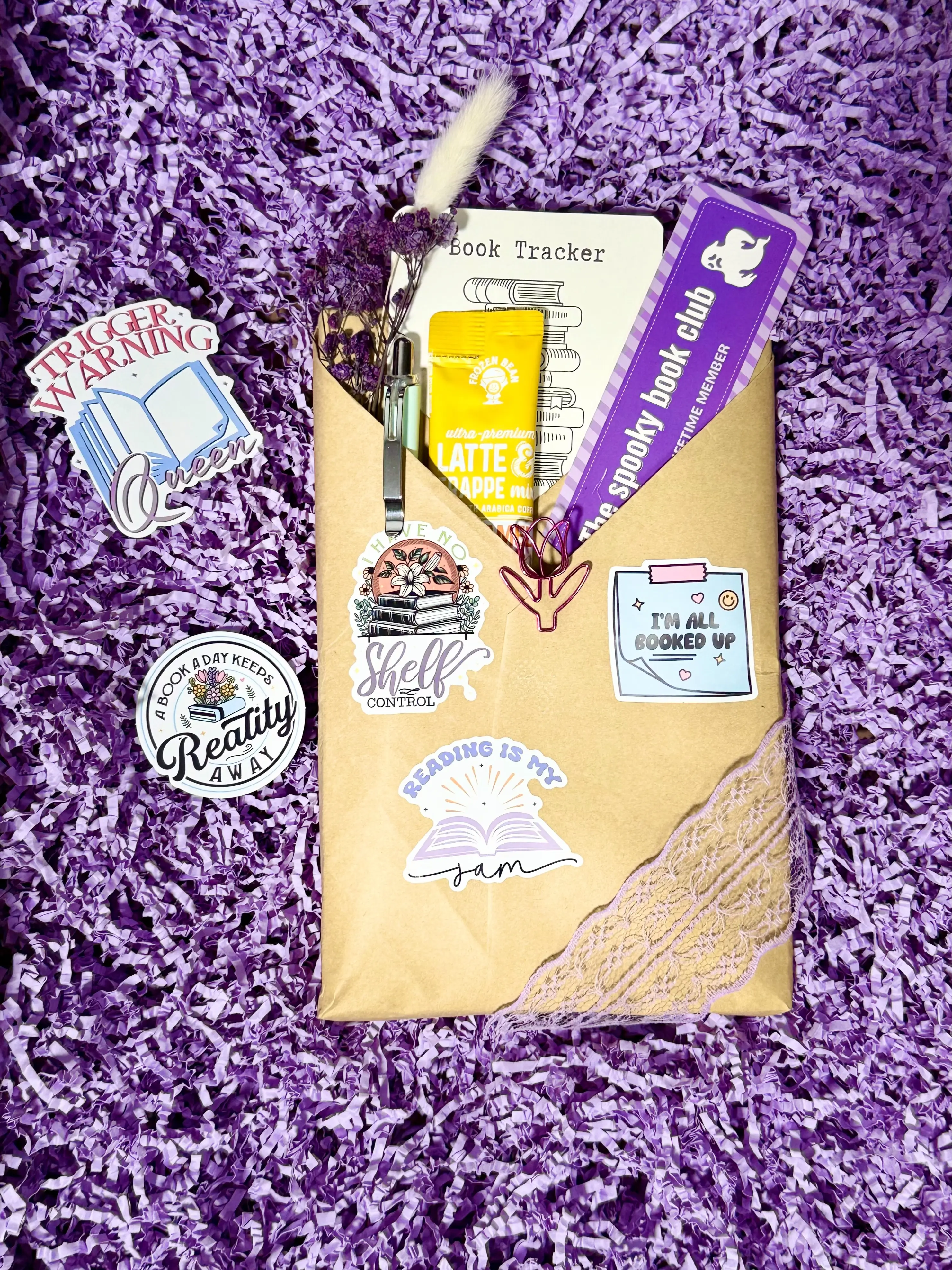Classic Kraft Blind Date with a Book - Curated Mystery Book for Lifestyle & Hobbies Enthusiasts, Crafts-Inspired Gifting Option