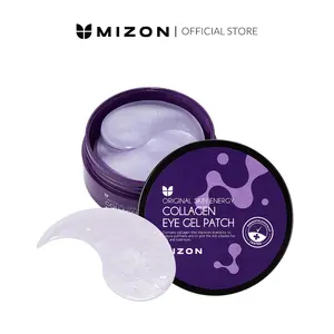 MIZON Collagen Eye Gel Patch – Hydrolyzed Collagen, Caviar & Chamomile Hydrogel Patches for Firming, Wrinkle Care & Nourishment (60pcs)
