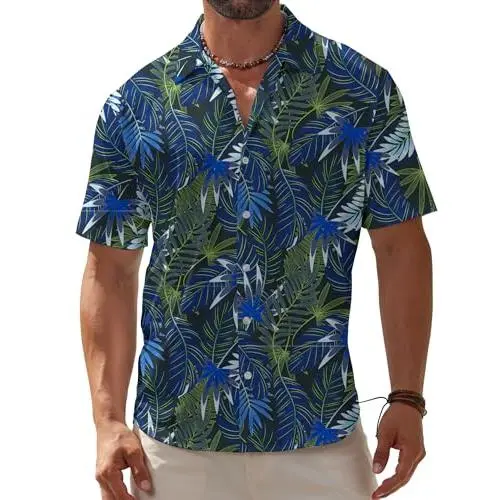 Black Blue Green Leaves