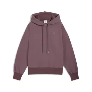 PUMA Womens Oversized Winterized Hoodie Casual Outerwear Casual - Purple