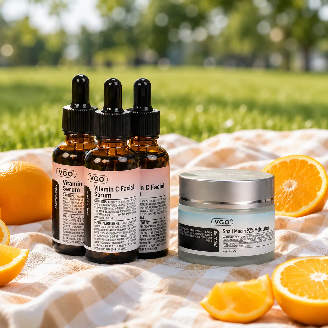 VGO Simple Skin Duo – Facial Serum & Snail Cream