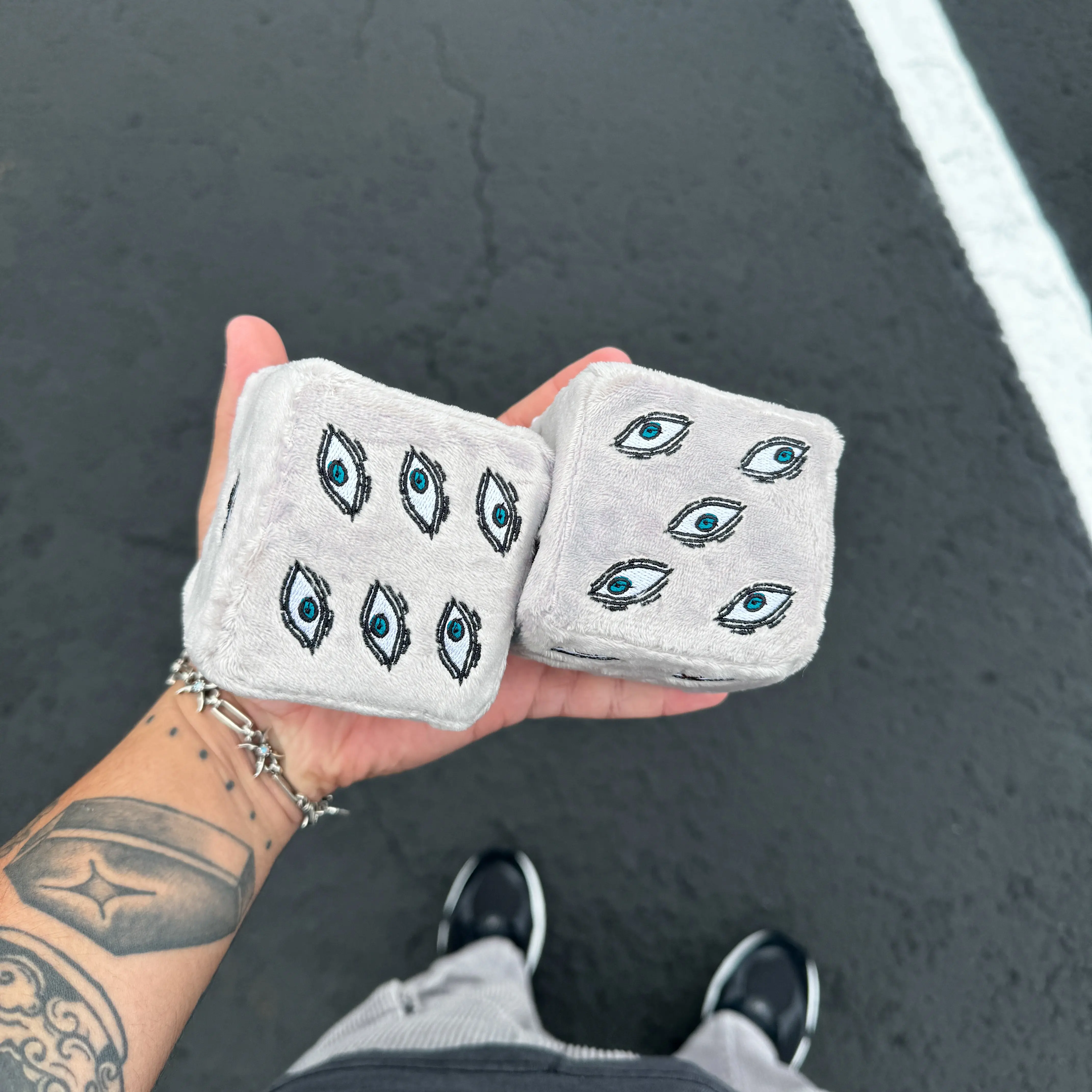 Prison Realm Fuzzy Dice Prison Realm Fuzzy Dice