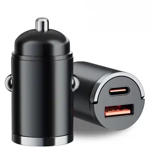 120w Super Fast Car Charger, Mini Invisible USB & Type-C Charging Cable, Portable Power Solution for Mobile Devices, Quick Charge On-The-Go
