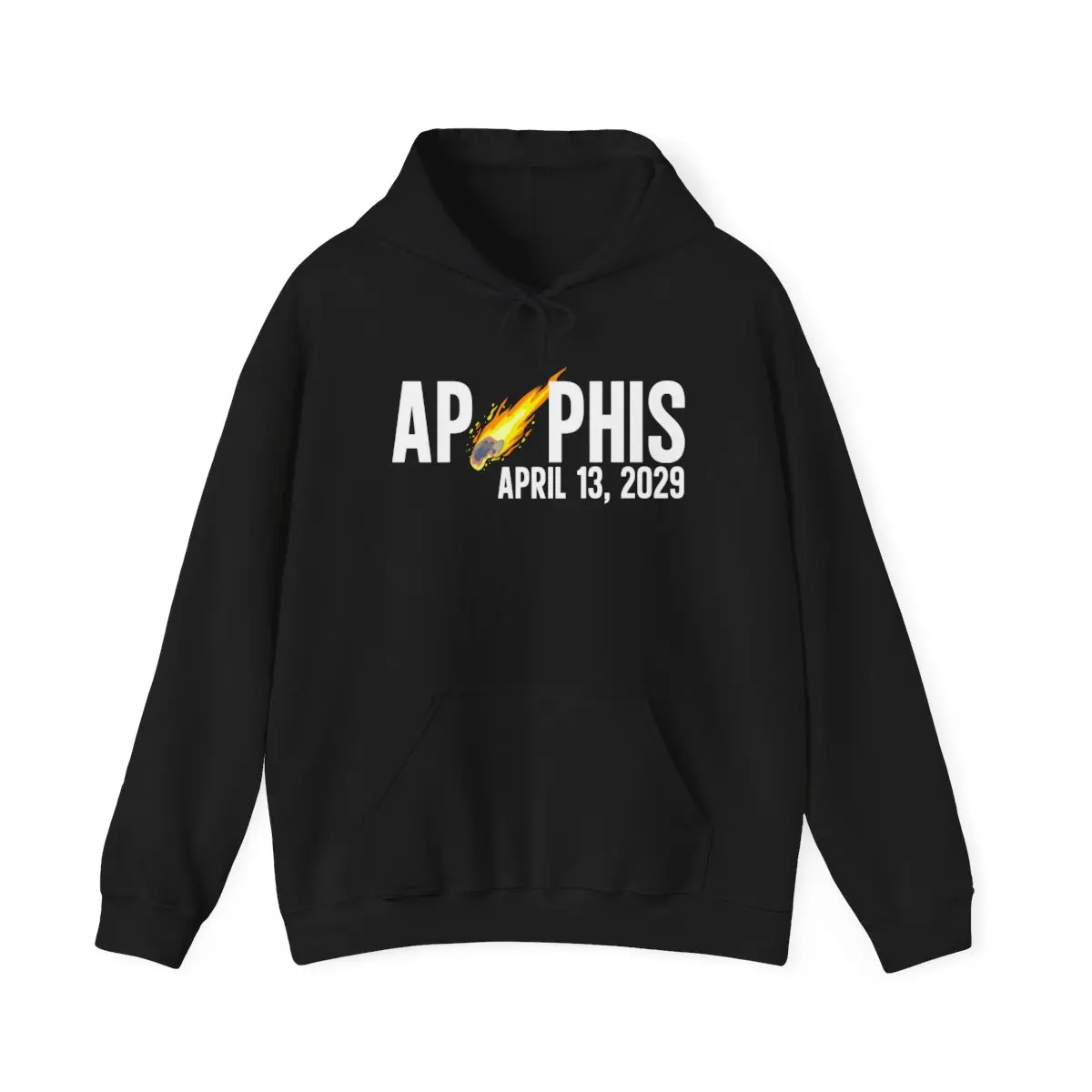 Apophis April 13 2029 Hoodie, Asteroid 99942 Comet Meteor Rock Coming Soon Sweatshirt Galaxy Planet Outer Space Gag Gift Astronomy Professor Menswear Sweaters Tops Pullover Long Sleeve