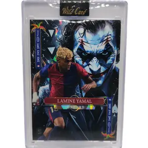 Lamine Yamal FC Barcelona 2025 Wild Card Exclusive 1/1 Blue Joker Parallel Card Sealed In Mint Conditions