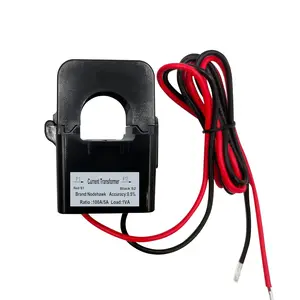 Current Sensor Transformer Core Current Transformer Coil Sensor for 100A Amp Energy Meter