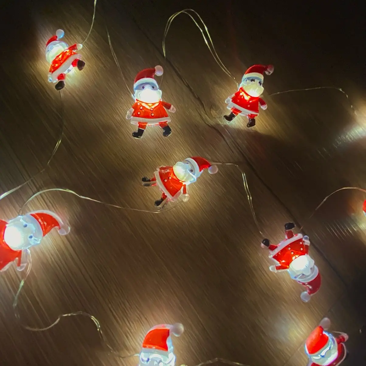 Cute Santa Christmas lights