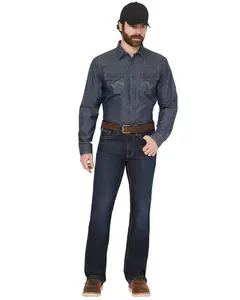 Cody James Men's Fr Dark Wash Slim Bootcut Stretch Denim Work Jeans - Cjfrsp25j4-Dkwsh