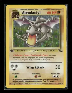 Fossil Aerodactyl (1) 1st Edition #01/62