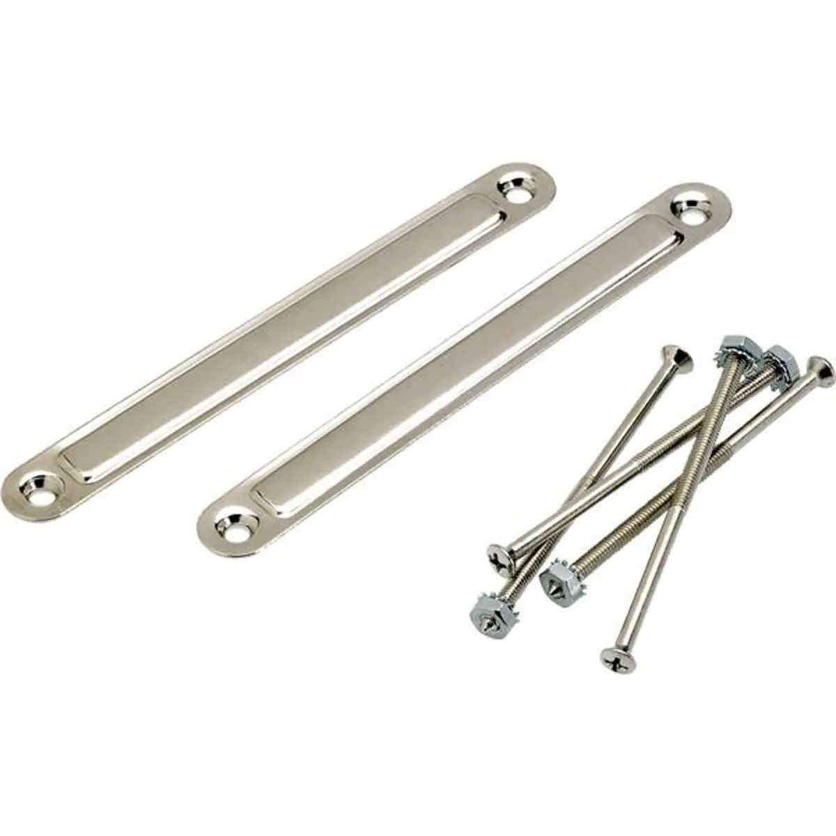 Fender Pure Vintage Large Chassis Straps with     Mounting Bolt and Nut for Amplifiers, 2 Pack