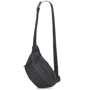 Free People Ana Adorned Sling Bag In Black