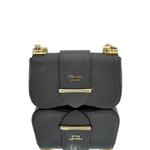 Pre-owned Leather Crossbody Bags Prada Sidonie crossbody bag Black