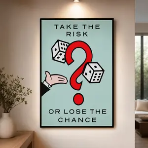 Classic Cartoon Graffiti Canvas Wall Art Poster, Alec Monopoly Time Is Money Inspired Pop Art Print, Street Art Style Artwork, Waterproof Canvas Decor for Living Room Office Bedroom Dorm Game Room, Gift for Graffiti Art Fans, Modern Home Wall Decor