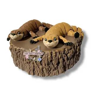 River Otter | Articulating 3d printed figurine. Collectible decor.