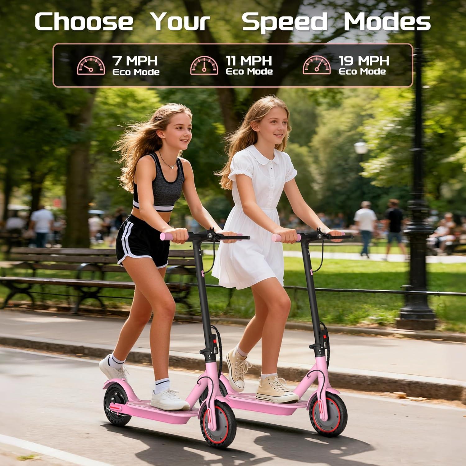 A MAXSHOT Foldable Electric Scooter for Adults & Big Kids | Multi-Speed 9-22MPH, Multi-Range 6.5-50Miles | Dual Suspension, 10-14" Tires, APP Control Commuter EscooterA