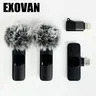 2-Pack Wireless Mini Lapel Microphones for iPhone & Mobile Phones - Phone Accessories, Noise Reduction, Distinct Stereo Sound, High-Quality Audio for Vlogging Equipment, Podcast Setup, Filming