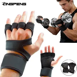 Gym Gloves for Men Women Fitness Weight Lifting Wristband Gloves Body Building Training Sports Exercise Cycling Glove Shockproof Workout Gloves