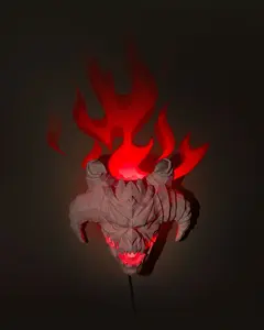 Demon Wall Art, Makes design on wall