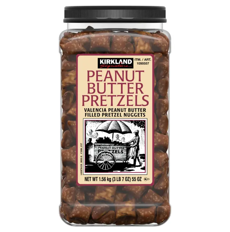 Kirkland Signature Peanut Butter Filled Pretzel Nuggets, 55 oz Kirkland Signature Peanut Butter Filled Pretzel Nuggets, 55 oz