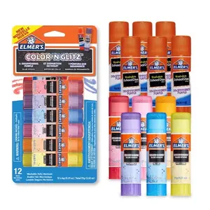 Elmers Color N Glitz Watercolor Pencils - 12 Pencils in Assorted Colors, Includes 12 Pencils in Orange Packaging