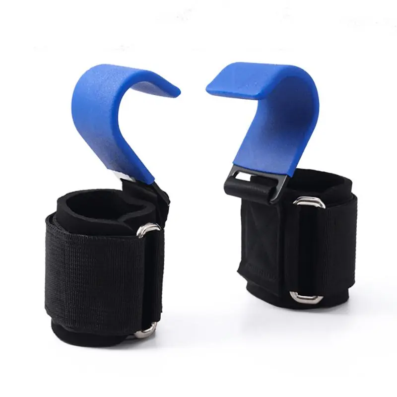 1 Pair Heavy Duty Weight Lifting Hooks with Padded Grip, Fitness Training Straps, Cuffed Lifting Straps, Lifting Wrist Straps, Dumbbell Barbell Powerlifting Aid, Perfect for Pull Ups and Powerlifting, Gymtok, Weight Losing Products, Christmas Gift