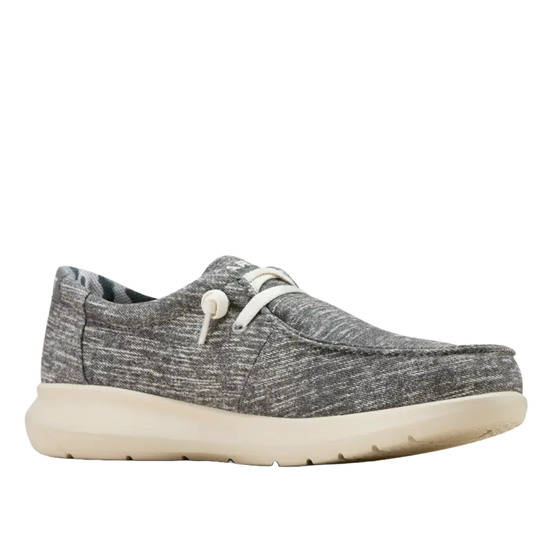 Ariat Men's Washed Grey Denim Slip On Hilo Shoe 10061211