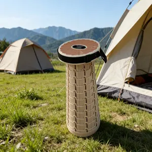 New upgraded version of foldable stool, made of new materials with thicker and reinforced construction, bearing a weight of 500 pounds. suitable for fishing, hiking, barbecuing, parties, and outdoor activities. (suitable for 10,000+ families, model DM032)