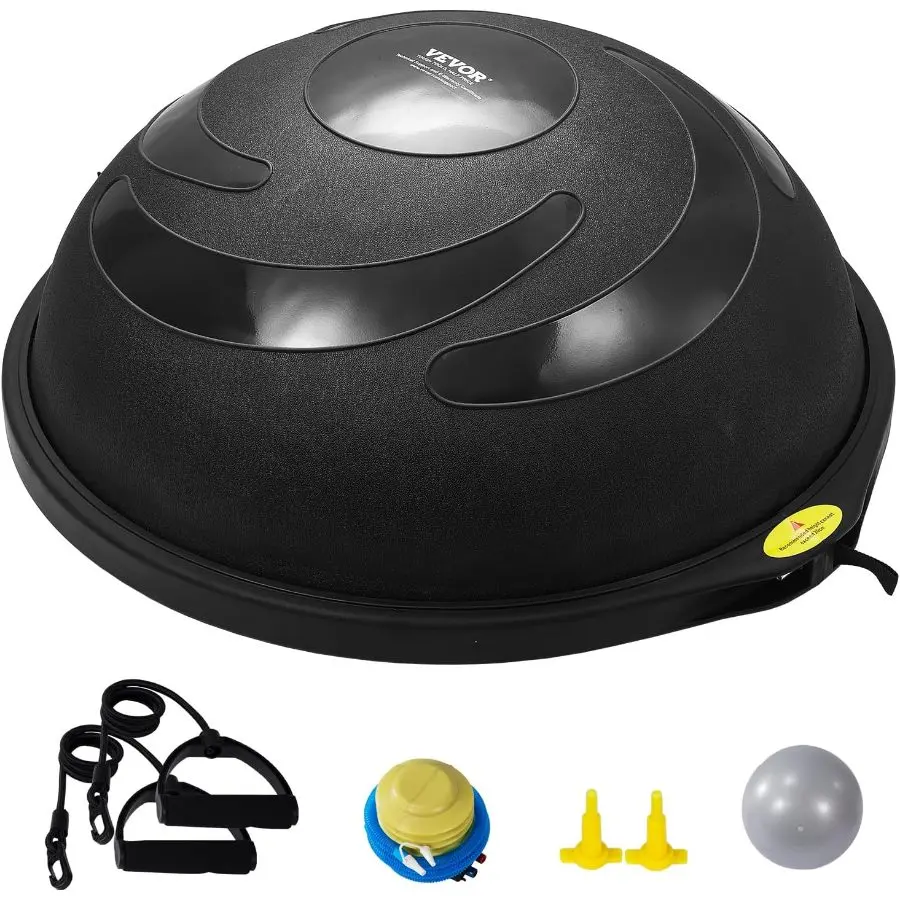 VEVOR Half Exercise Ball Trainer, 23/26 inch Balance Ball Trainer ...