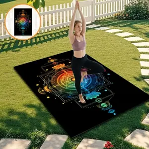 Multi-Functional Diatom Mud Yoga Mat, Non-Slip & Quick Dry, Outdoor & Home Fitness Mat, Thickened & Expanded Meditation Pad, Yoga Practice, Exercise Mat, Yoga Equipment