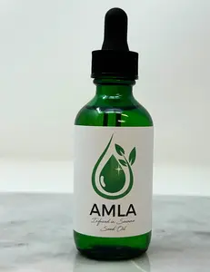 Amla Oil (Amla Fruit Infused in Sesame Oil) | Jade Bloom | 2oz | Natural Nourishing Vitamins