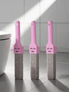3/1Pack Pumice Stone for Toilet Cleaning Extra Long Handle for Removing Bowl Ring Pool Bathroom Toilet Brush Limescale Stain Remover for Tile Bath-tub Cleaner