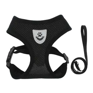 Adjustable Pet Leash for Puppies & Cats, Comfortable Outdoor Use, Flexible Mesh Design, Easy Handling Harness Strap