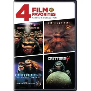 4 Film Favorites: Critters Collection  [DVD Video Disc] Full Frame, Widescreen, Eco Amaray Case