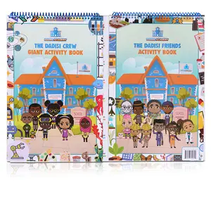 Brown Toy BOX Giant Dual Activity Pad STEM Kids Learning Toy Box Educational Activity Set
