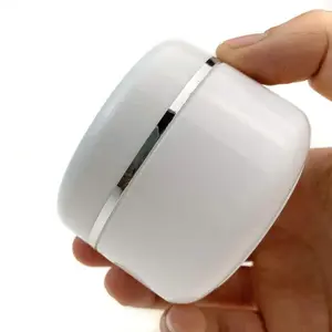 10pcs Makeup jar, white plastic makeup box, cosmetic sample bottle, empty makeup jar, travel makeup jar