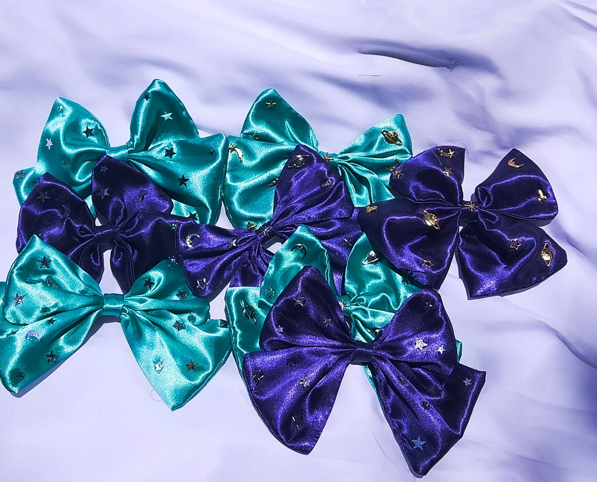 Cute Galaxy Bows - Perfect for Hair or Fashion Accessories