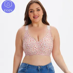 2026 Plus Size Full Coverage Bras for Women Supportive Wireless Push Up Bra No Underwire Seamless Bra for Women,M-4XL