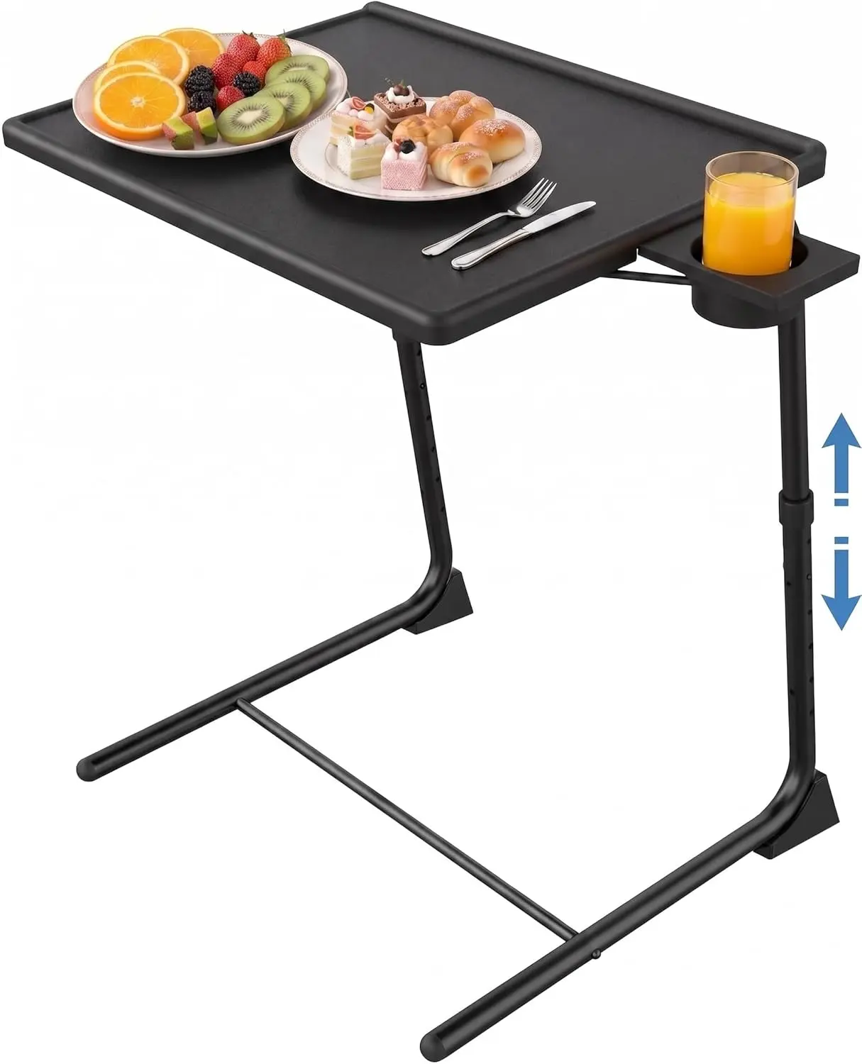 Foldable Ergonomic Lapdesk - Portable Adjustable Setting Lapdesk with Multi-Level Height, Armless Fully Adjustable Multifunctional Desk for Bedroom Study Use, Adjustable Setting Lapdesks, Fully Adjustable Lapdesks