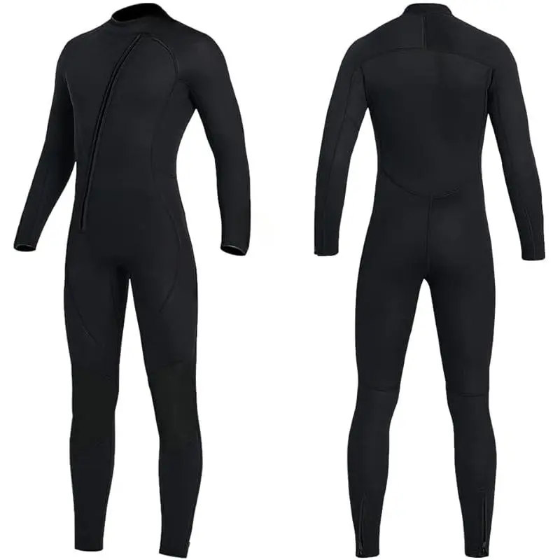 Wet Suits for Women Men Full Body 3MM Neoprene Wetsuit Diving Suit in Cold Water, Long Sleeves Front Zip Scuba Wetsuits One Piece Thermal Swimsuit for Surfing Snorkeling Kayaking Swimming Canoeing