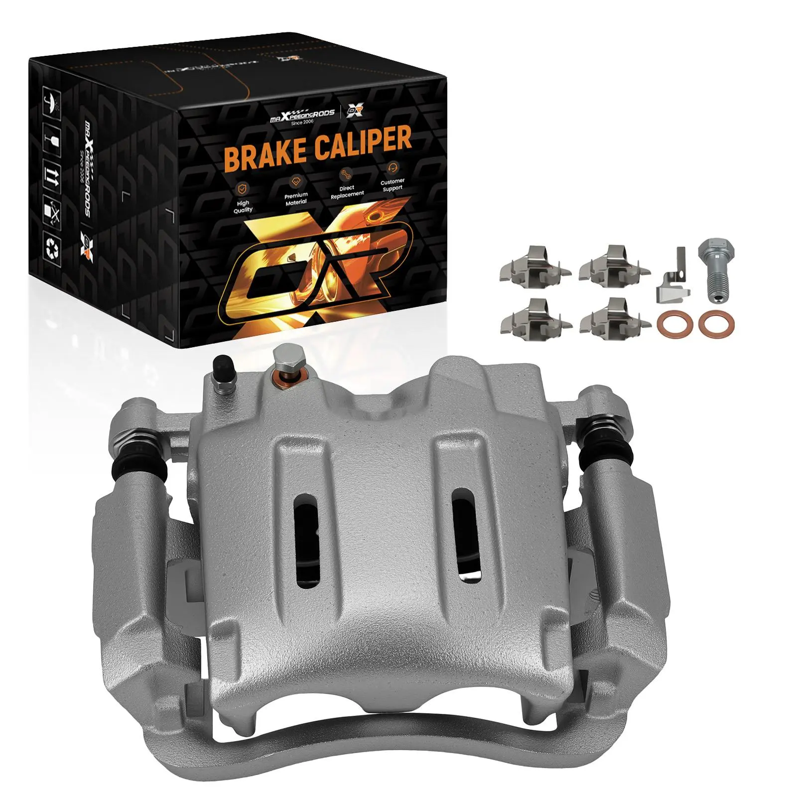 Front Left Brake Caliper compatible for Ford F-250 F-350 Super Duty 2005-2012 18-B5023